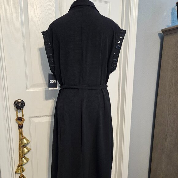 DKNY Black Dress Size 14 - Picture 5 of 10